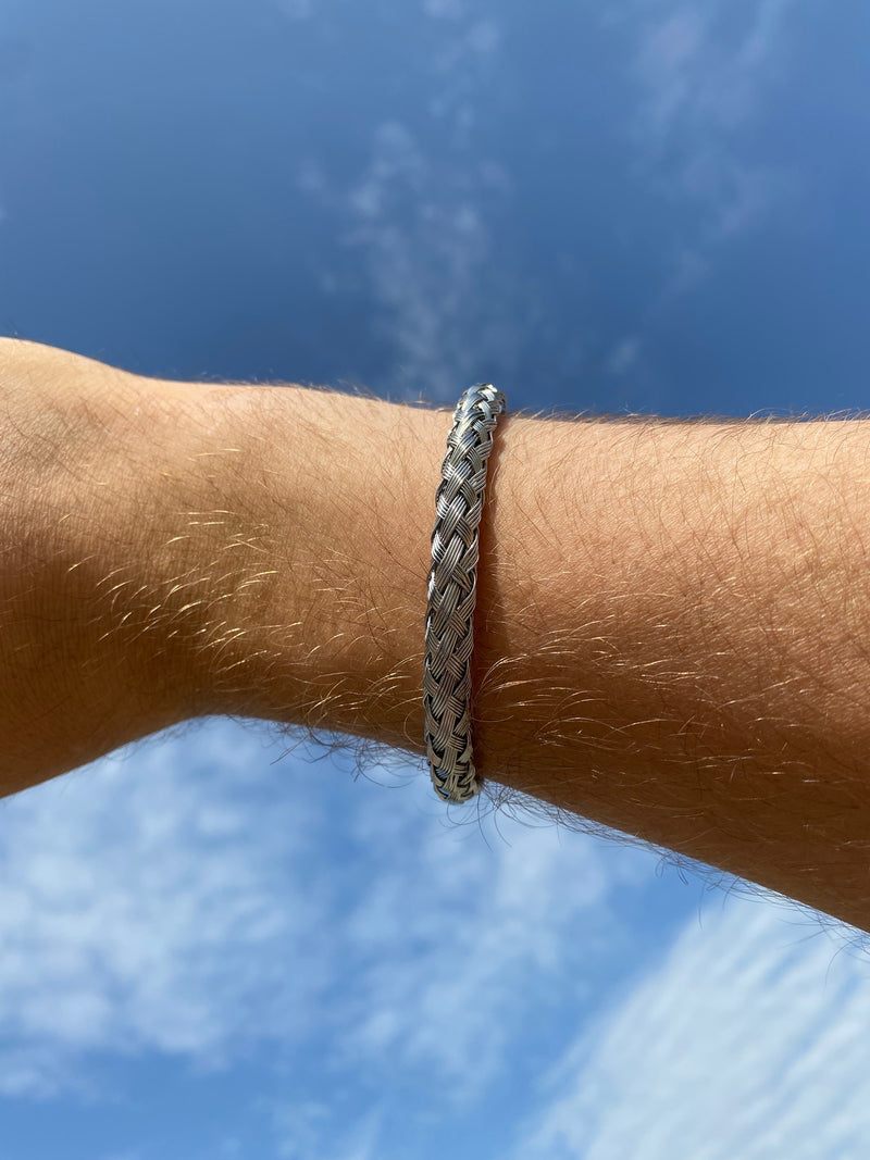 Weave Bracelet Silver